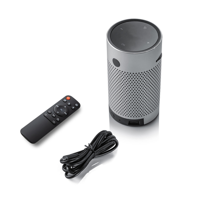 小型Wifiの人間の特徴をもつ家の映画館プロジェクター、70内腔DLP 4kの携帯用プロジェクター