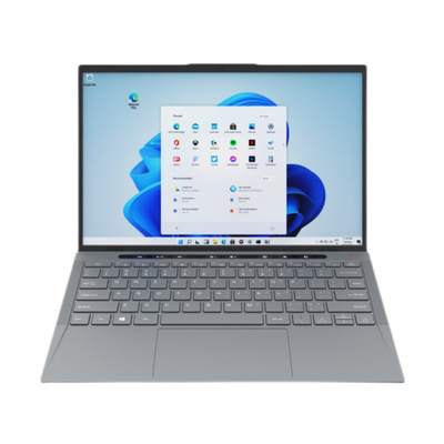 14インチの携帯用ラップトップ コンピュータのTigerLakeU 1115G4 128GB SSD Windows 10の金属灰色